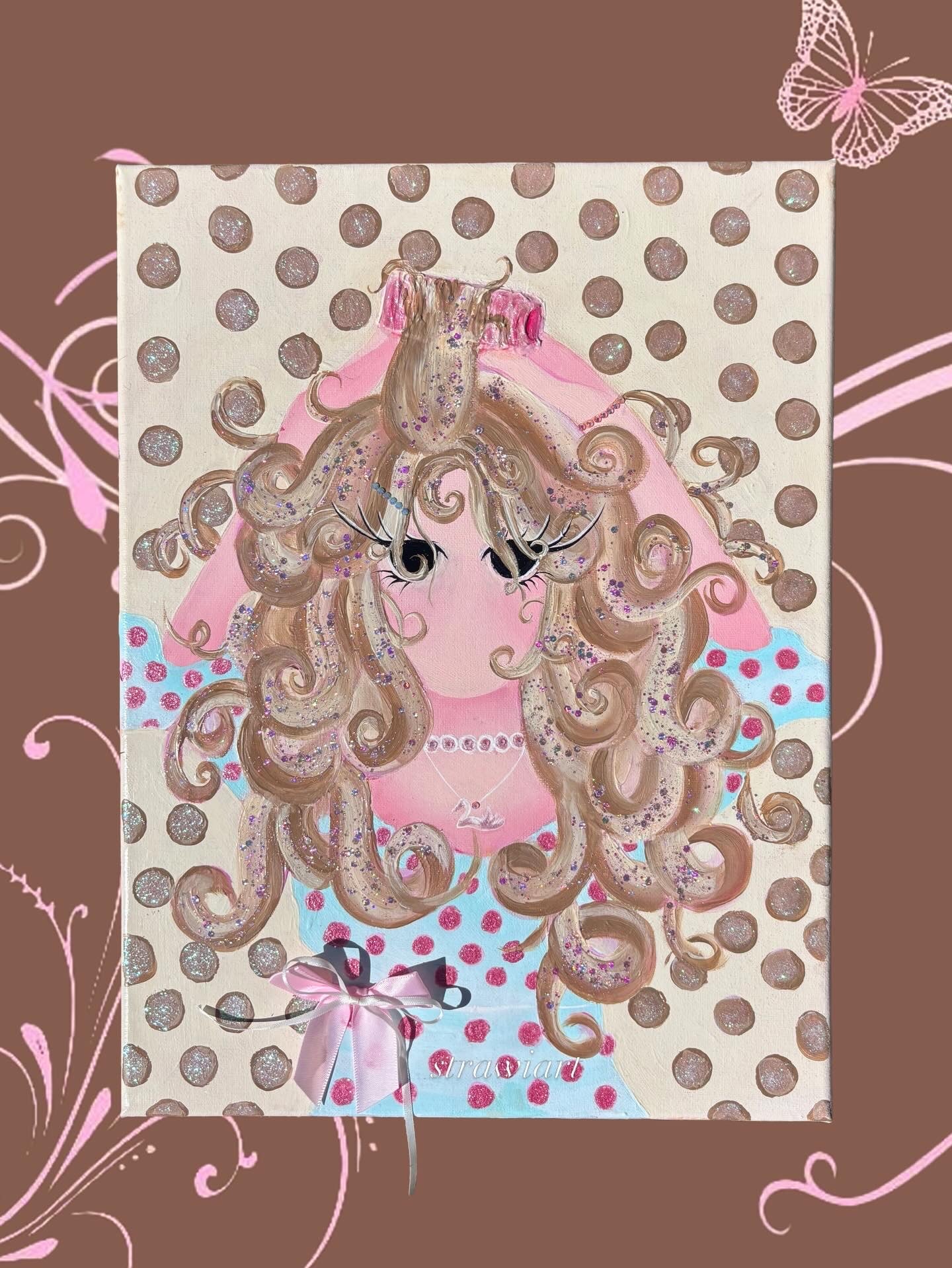 Soft Curly Glitter