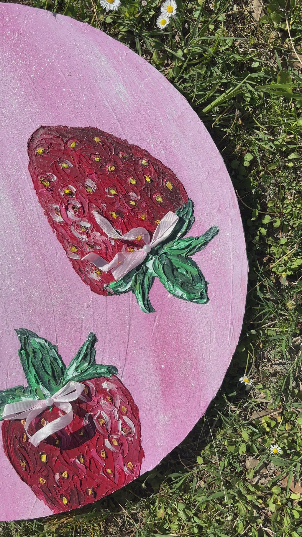 Strawberries On Glitter