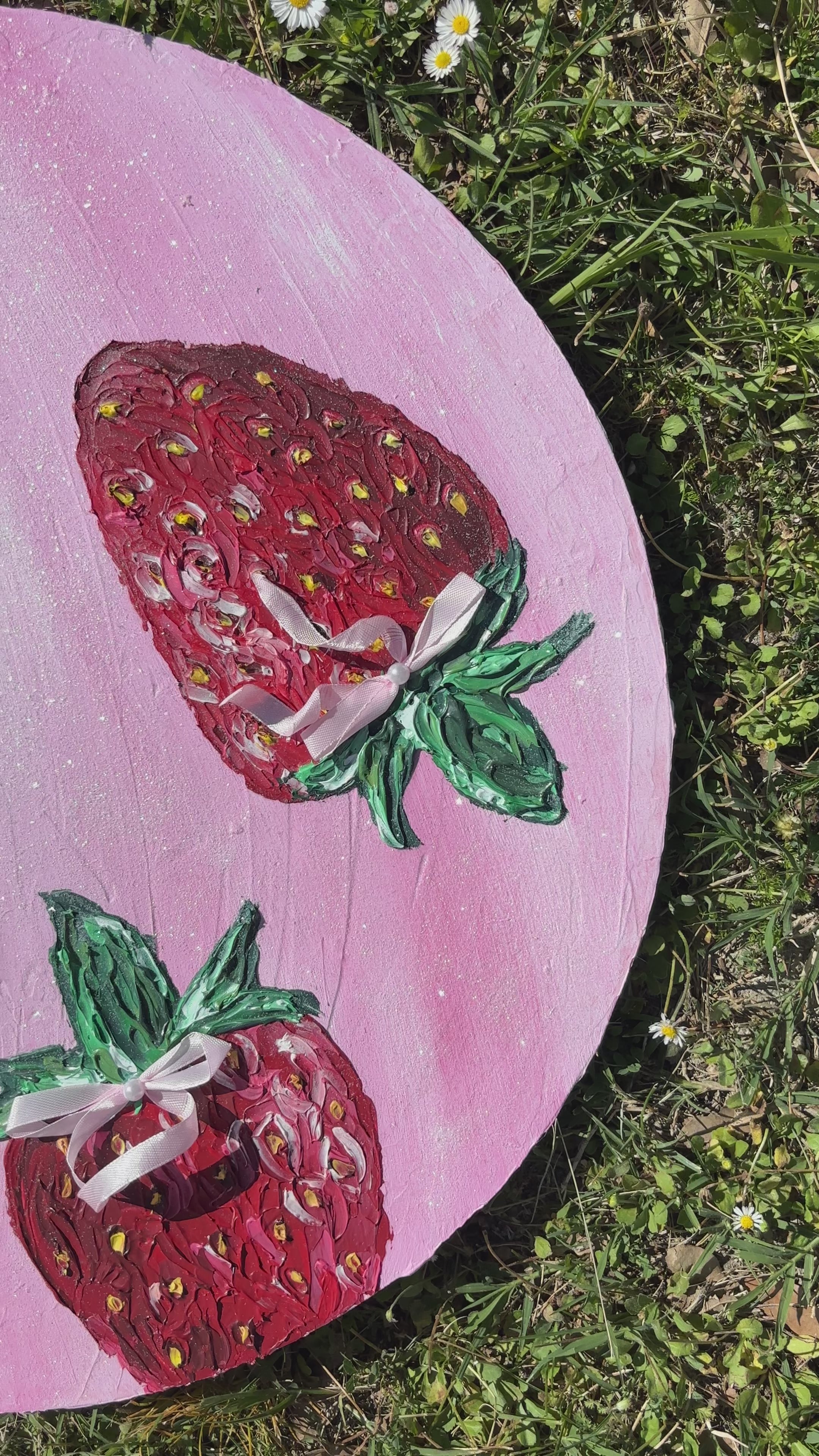 Strawberries On Glitter
