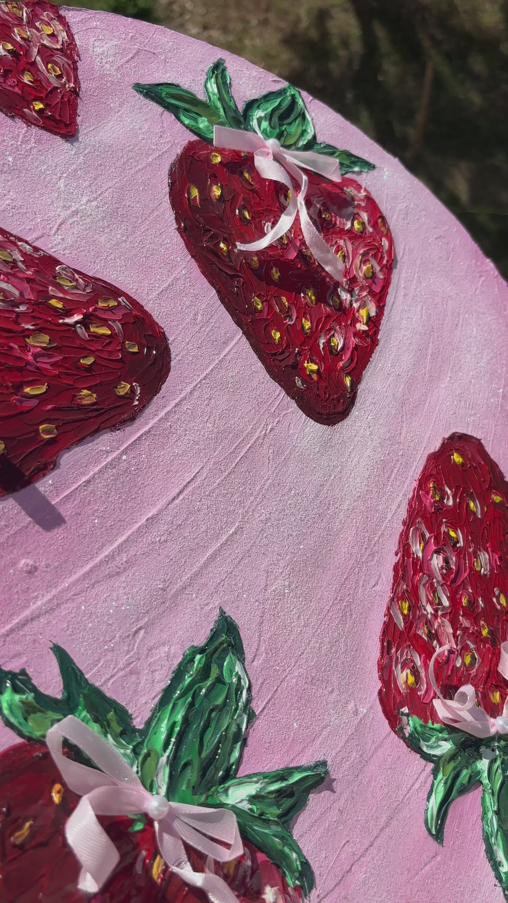 Strawberries On Glitter