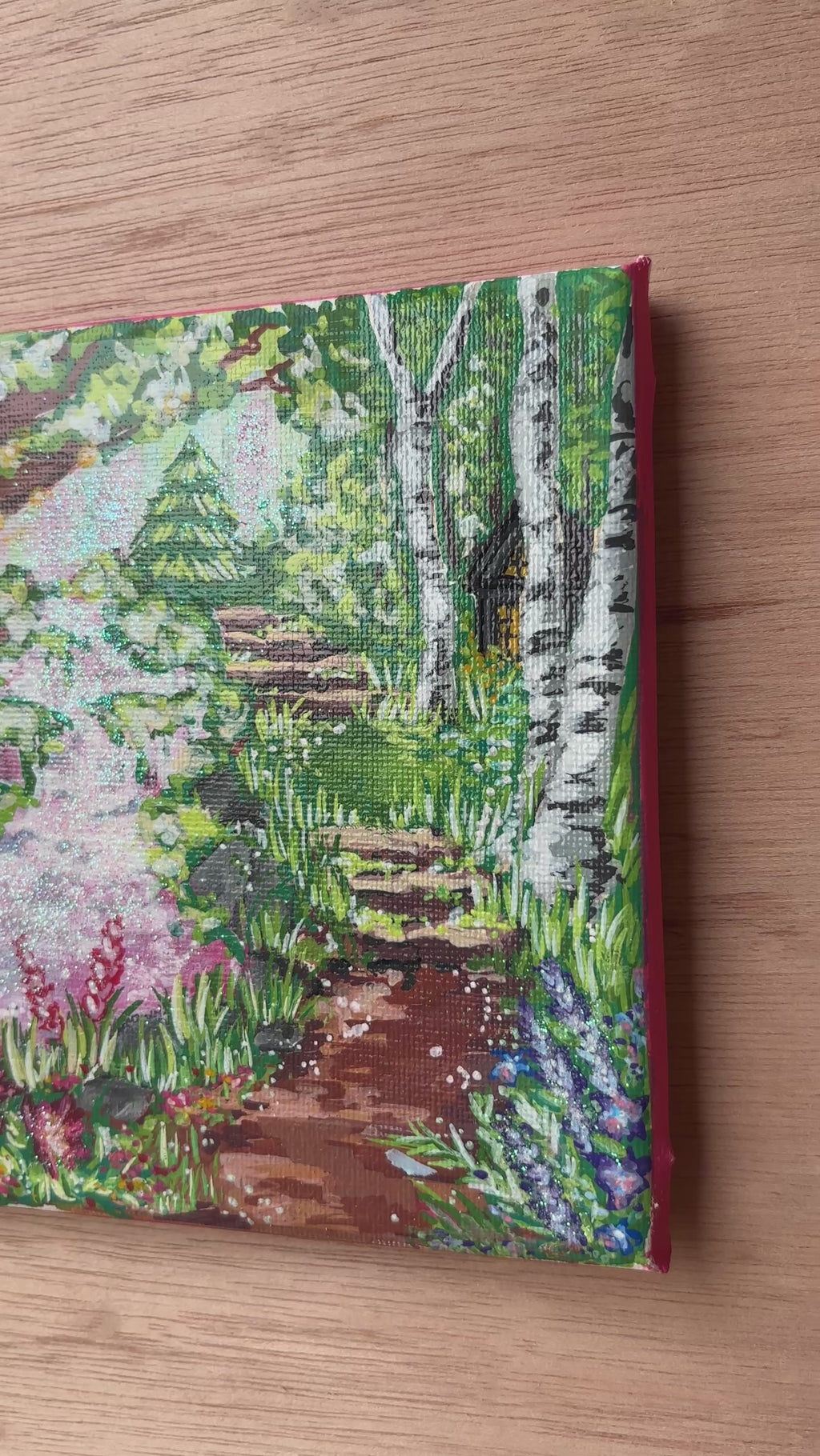 Where the pink river flows
