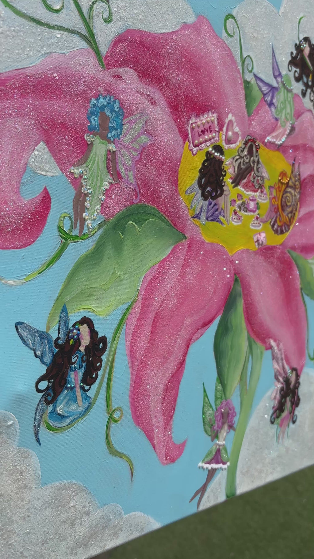 Tea among the petals