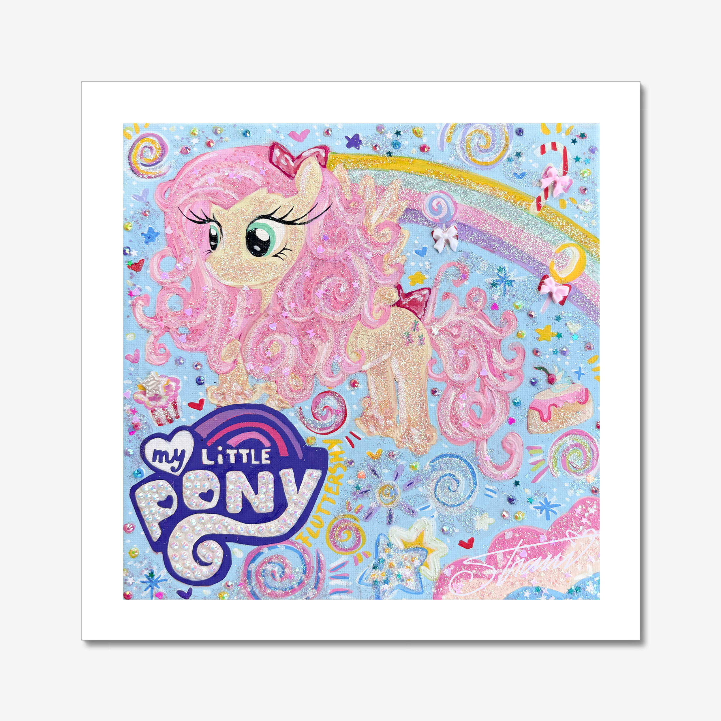 Print Whimsy Pony - Rolled canvas
