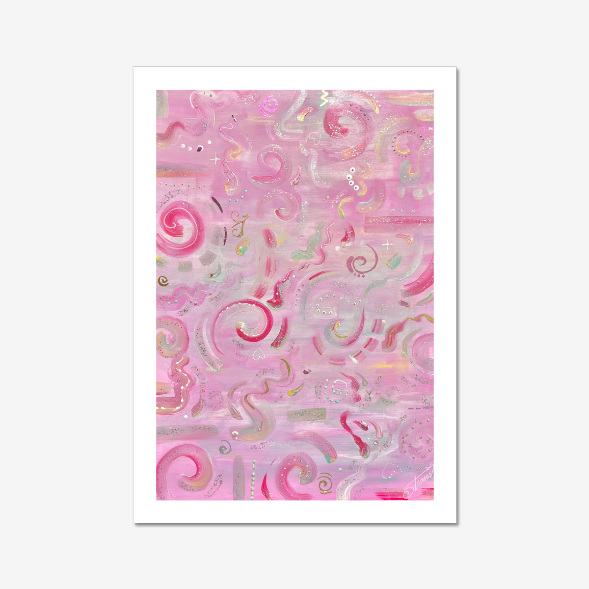 Pastel Spell   - Rolled canvas