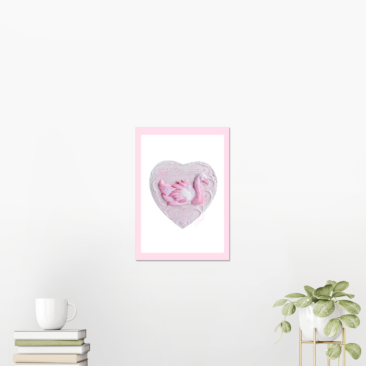 Enchanted Swan - Rolled canvas